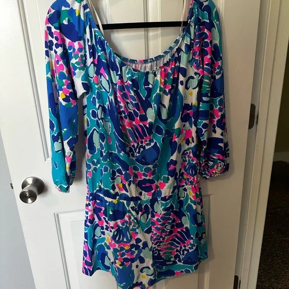 Lilly Pulitzer Romper, Size Large - Picture 2 of 6
